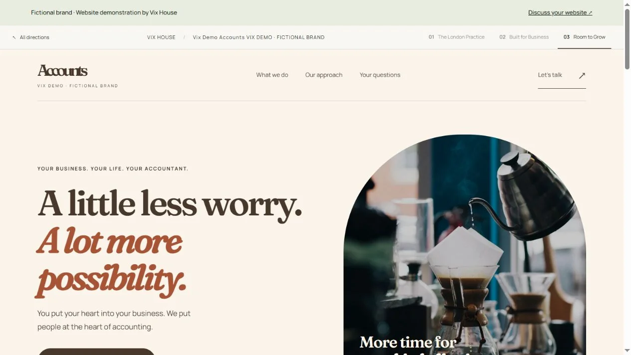 Room to Grow website preview