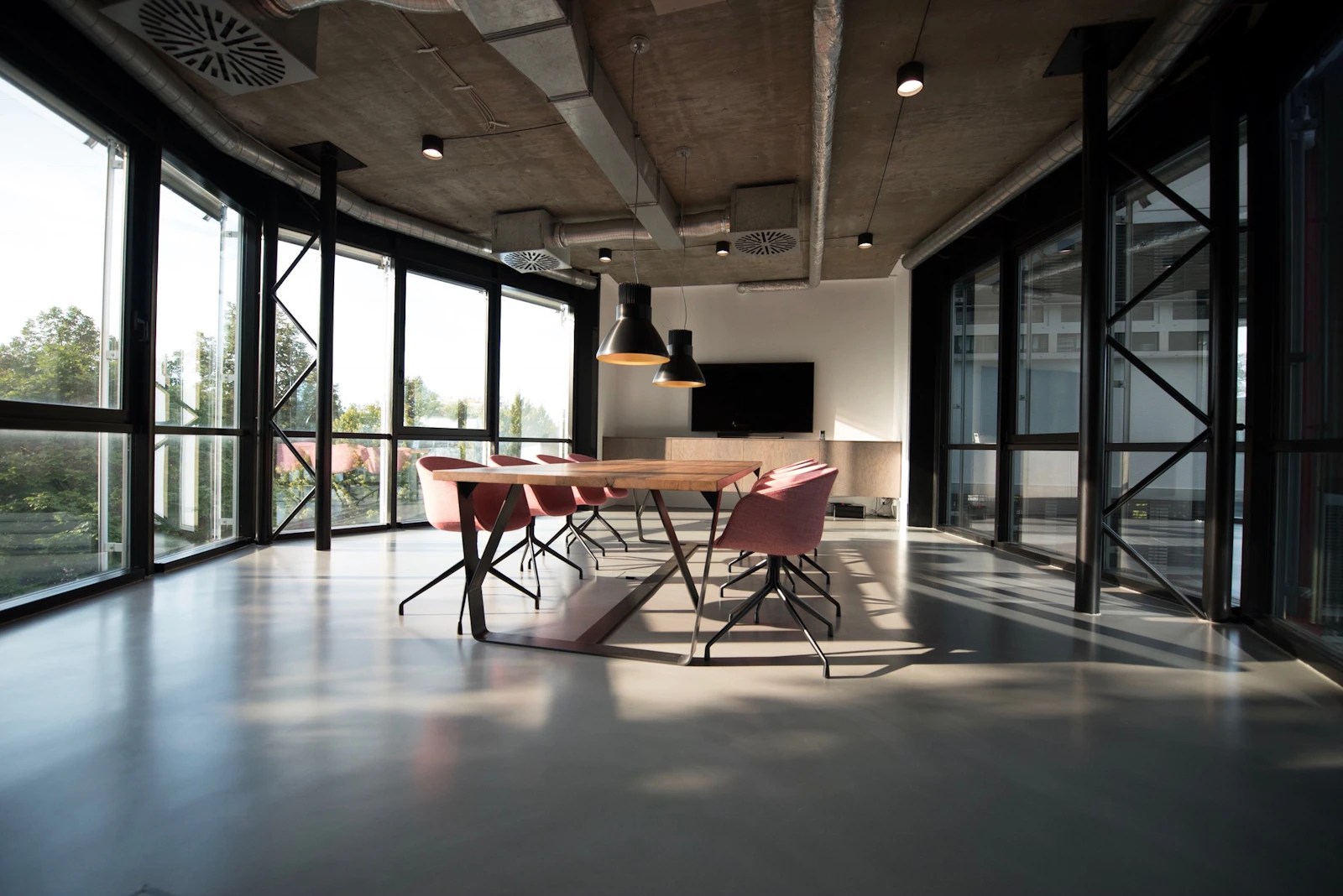 An everyday business setting, illustrative photography